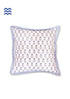 20s Cotton Cushion Cover in Block Print with Piping